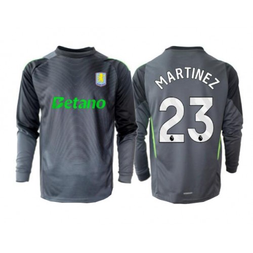 Aston Villa Emiliano Martinez #23 Målmand Hjemmebanetrøje 2025-26 Langærmet